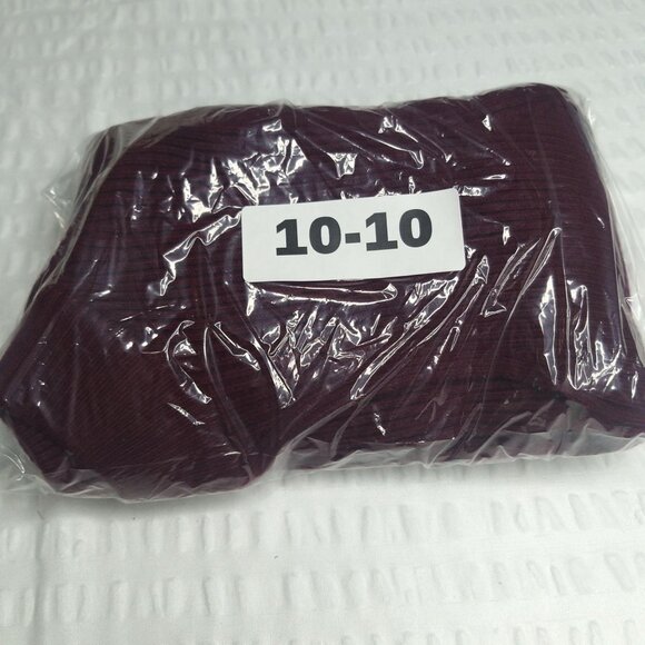 Ambience Burgundy Spandex Turtleneck Size M - Picture 9 of 9